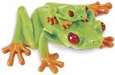Plastic speelgoed figuur roodoog boomkikker 7 cm - Dieren reptielen