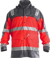 FE Engel Regenjas EN 20471 1911-102 - Rood/Grijs 4725 - 2XL