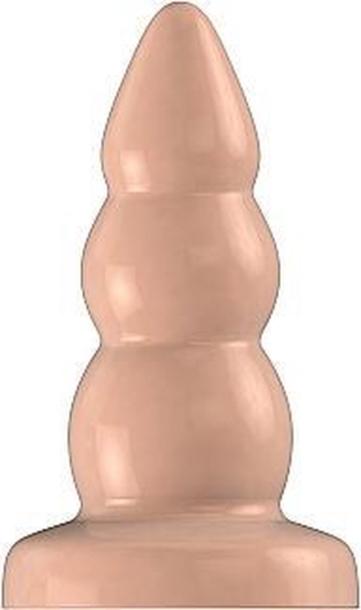 Goedkoopste Buttplug - Rubber - 4 Inch - Model 6 - Flesh
