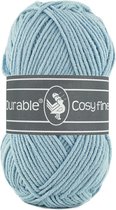 Durable Cosy Fine - acryl en katoen garen - baby blue, blauw 2124 - 1 bol van 50 gram