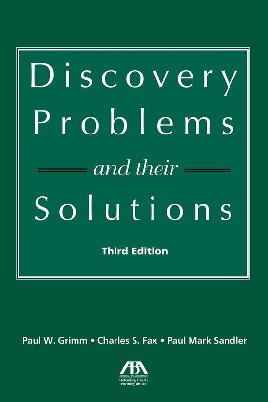 Discovery Problems and Their Solutions (ebook), Charles S. Fax