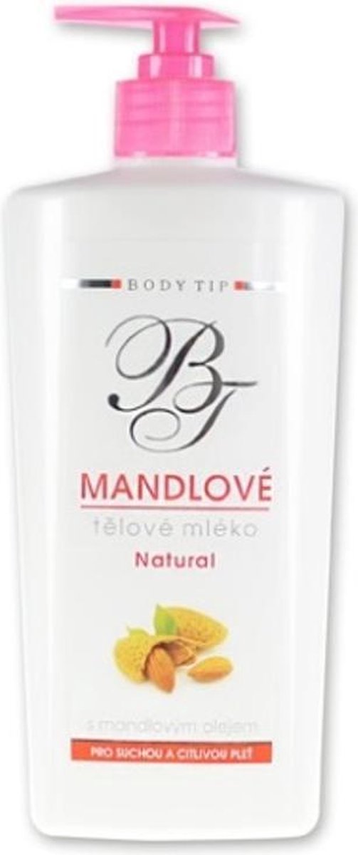 BODY TIP Amandel Bodylotion Naturel voor droge en gevoelige huid - 400ml