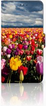 Case Geschikt voor Samsung Galaxy A7 (2018) Tulpen