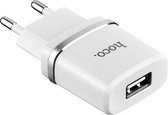 HOCO C11 Smart USB oplader adapter wit voor Apple iPhone en iPad, Samsung Galaxy, Huawei, Xiaomi, etc.