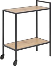 Honkytonk Kitchentrolley 75 cm - Wild eiken