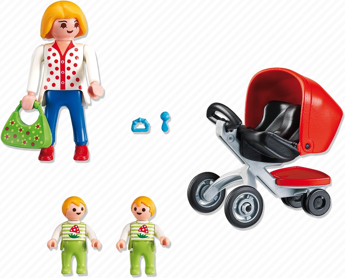 Poussette shop playmobil jumeaux