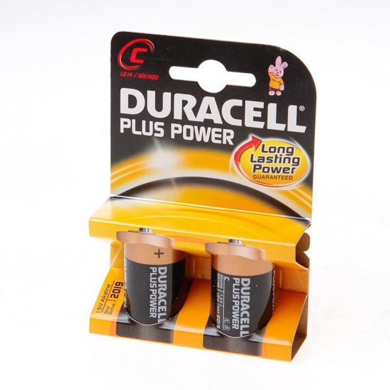 Duracell Batterij Engelse staaf 1.5v lr14 C blister van 2 batterijen |  bol.com