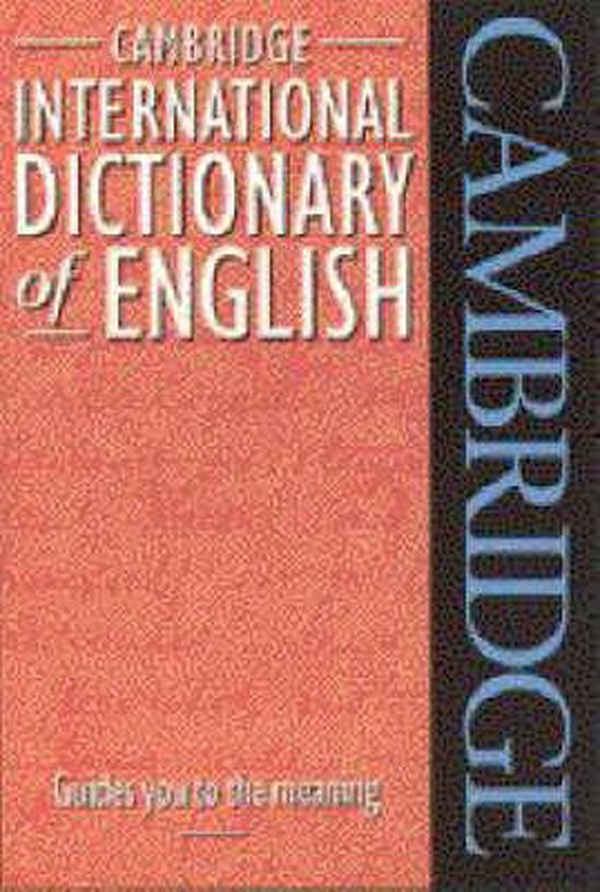 9780521484695 - Cambridge International Dictionary of English Flexicover