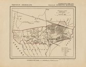 Historische kaart, plattegrond van gemeente Ede ( Bennekom) in Gelderland uit 1867 door Kuyper van Kaartcadeau.com