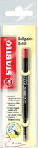 Recharge stylo STABILO 0.5 mm Rouge