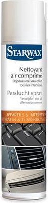 Aérosol nettoyant air comprimé Starwax 400ml