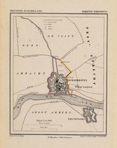 Historische kaart, plattegrond van gemeente Schoonhoven in Zuid Holland uit 1867 door Kuyper van Kaartcadeau.com