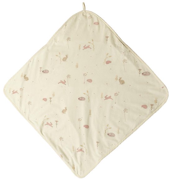 Cape De Bain Bébé BEBE DOUCEUR 75x75cm - Coton 300g M Motif Poulpe