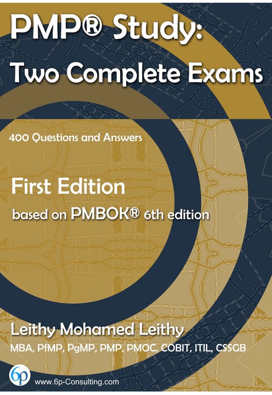 PMP® Study: Two Complete Exams - cover