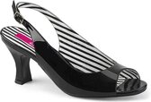 Pleaser Pink Label Pumps -42 Shoes- JENNA-02 Paaldans schoenen Zwart