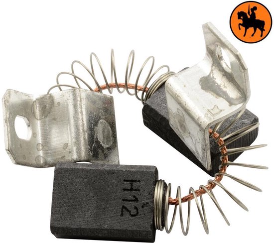 Jeu de balais de charbon pour cutter / scie Metabo 61167A - 8x14x19mm