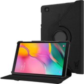 Samsung Galaxy Tab A 10.1 (2019) Hoes - 360 Graden Draaibare Book Case - iCall - Zwart