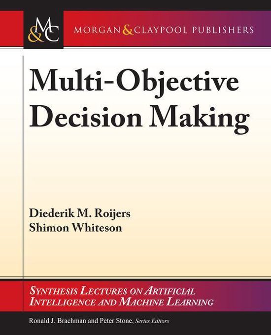 Synthesis Lectures on Artificial Intelligence and Machine Le ... - cover