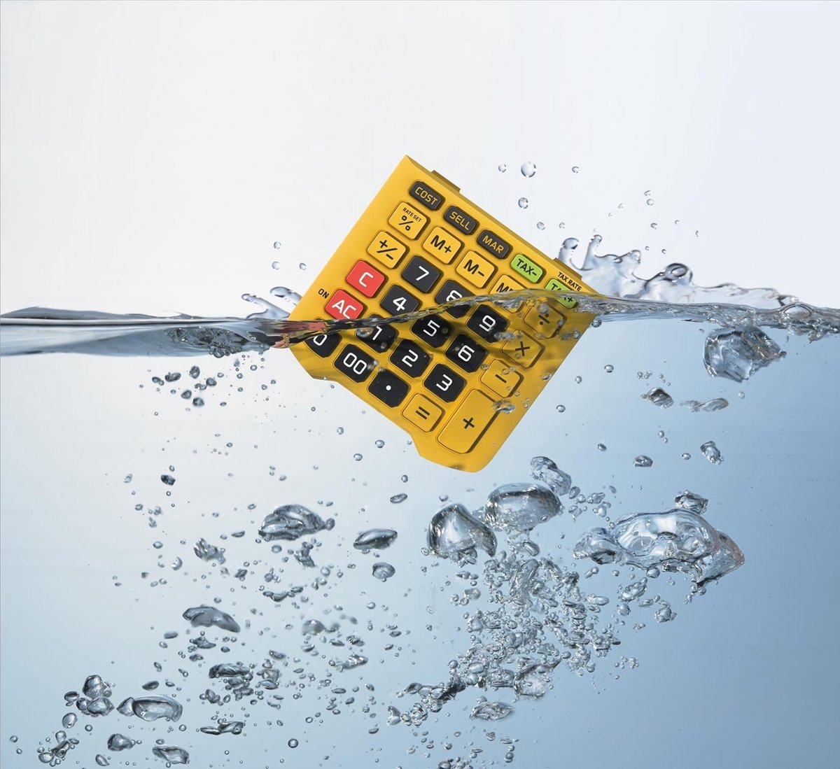 Casio WM-320MT Pocket Rekenmachine met display Zwart, Geel calculator |  bol.com