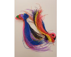 Scoubidou draden touwtjes - 400 stuks van 80 cm - 5 kleuren