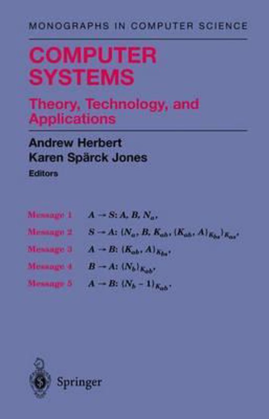 Computer Systems 9780387201702 A.J. Herbert Boeken bol