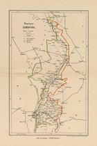 Historische kaart, plattegrond van Provincie Limburg in Limburg uit 1867 door Kuyper van Kaartcadeau.com