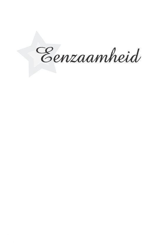 Titelpagina met de tekst 'Eenzaamheid' en een ster.