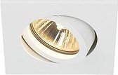 NEW TRIA 68 GU10 downlight, square, matt white, max. 50W, incl. retaining springs