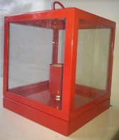 Soltera "Marabella" kwaliteit Spaanse Hanglamp / staande lamp / buitenlamp van stevig staal en glas E27 Kleur Spaans Rood
