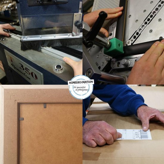 Homedecoration Colorado - Cadre photo - Format photo - 24 x 72 cm - Couleur sable brossé