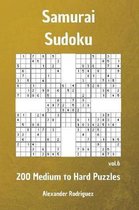 Samurai Sudoku Puzzles - 200 Medium to Hard Vol. 6