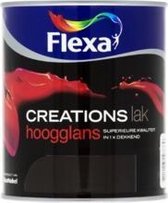 Flexa Creations Lak Hoogglans Wit - Acryl - 500 ml