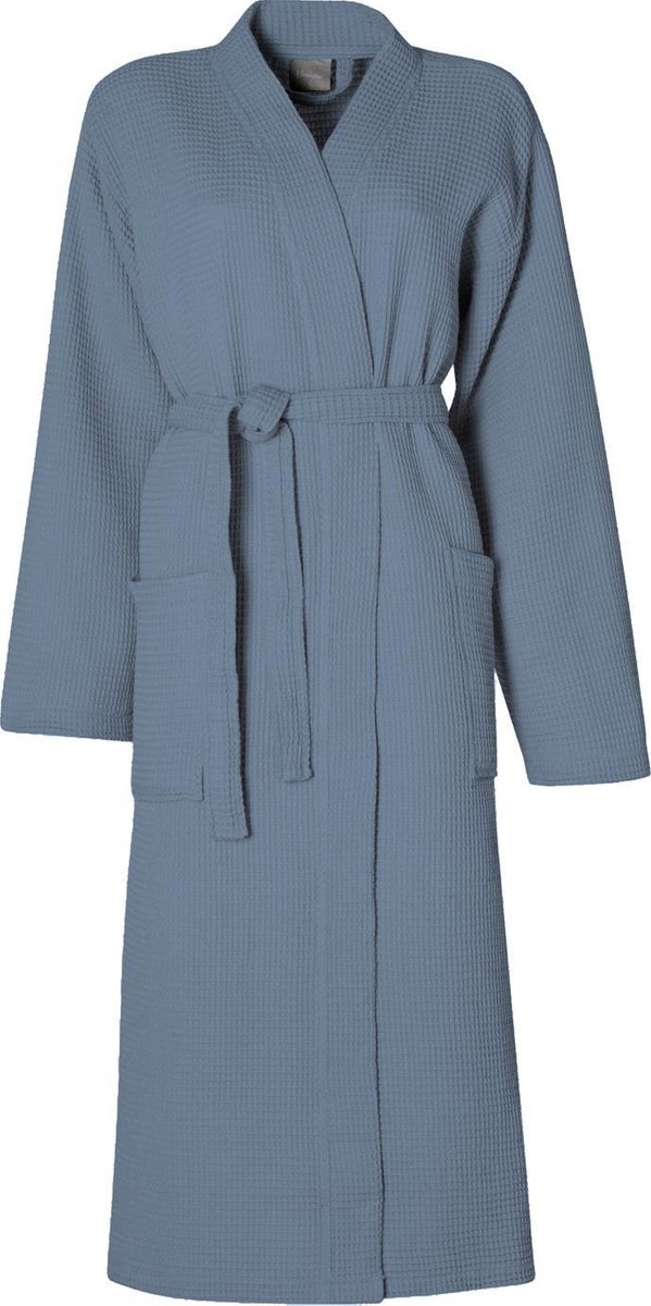 Seahorse Waffle - Kimono Badjas - Denim - M