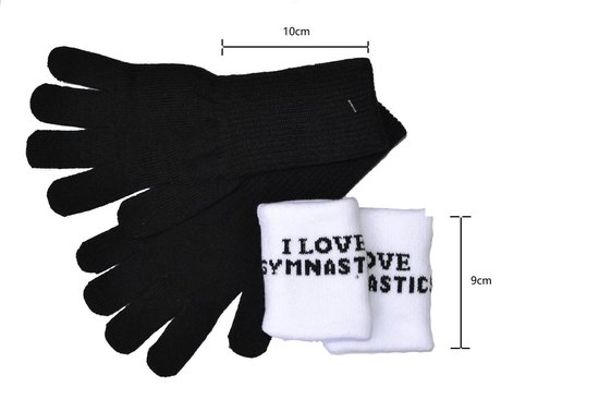 bol.com | Verlengde turn handschoentjes en polsbandjes voor kinderen -  Rekstok hand en...