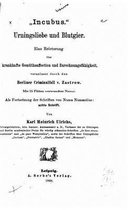 Forschungen uber das Rathsel der mannmannlichen Liebe