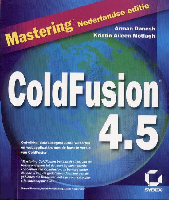 Cover van het boek 'Mastering Coldfusion 4.5'