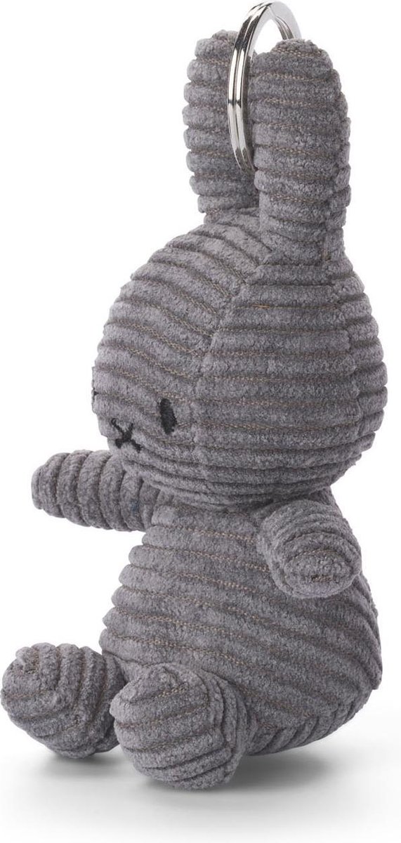 Bon Ton Toys Nijntje - Keychain ECO Corduroy Grey - 10 cm - 4" — afbeelding 2