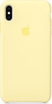 Apple Hoesje Siliconen Geschikt voor iPhone Xs Max - Apple Silicone Backcover smartphone - geel