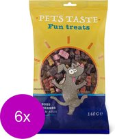 Pets Taste Micro Bones - Hondensnacks - 6 x Kip Rund Lam 120 g