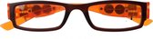 Lifetime-vision Leesbril Met Led-lampjes Unisex Oranje Sterkte +2.50