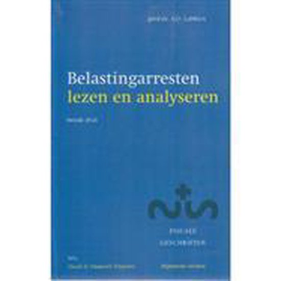 Belastingarresten lezen en analyseren - cover