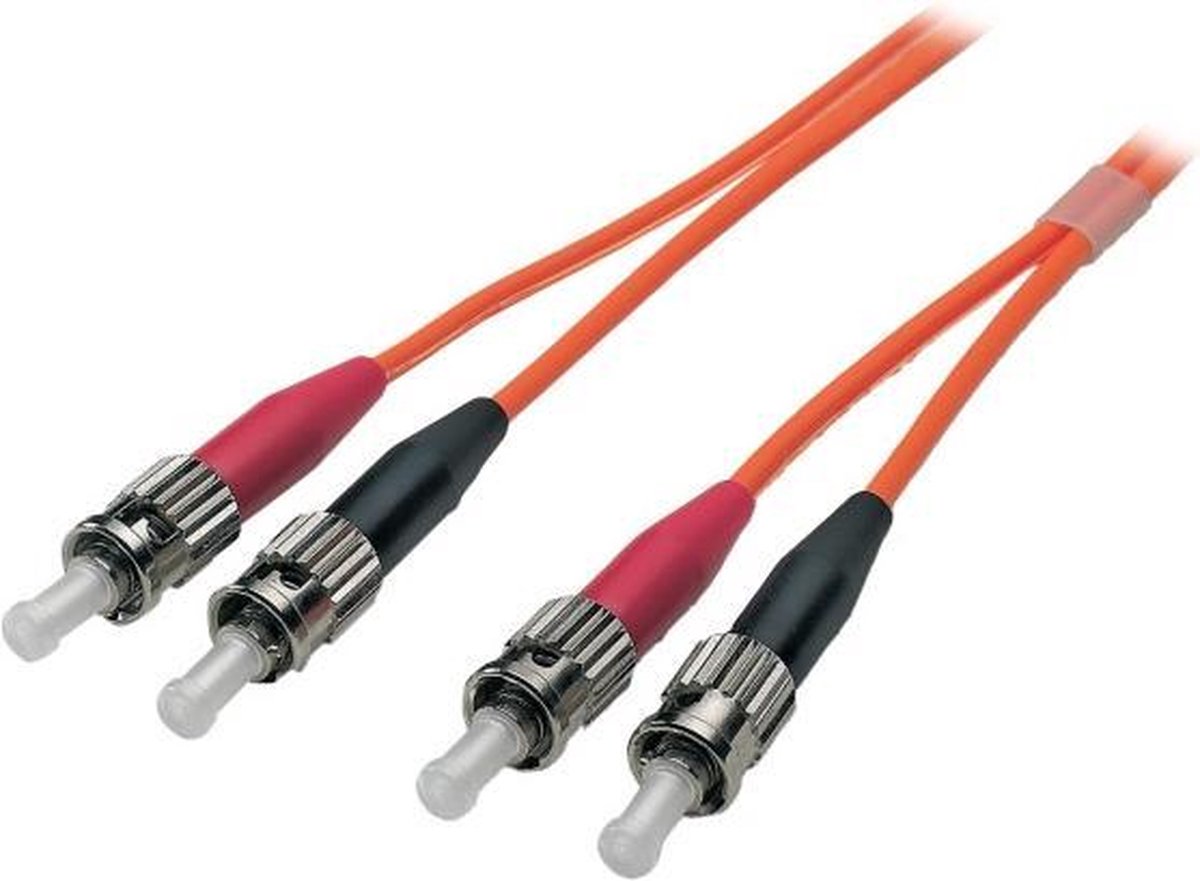 EFB Elektronik O6023.10 Glasvezel kabel 10 meter ST OM1 Oranje