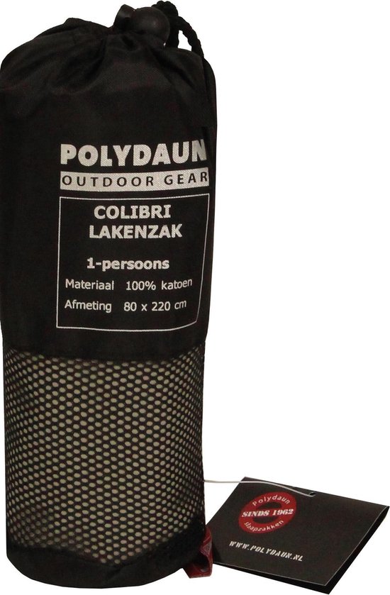 Polydaun - Lakenzak - zomerslaapzak - beige - 80x220 cm