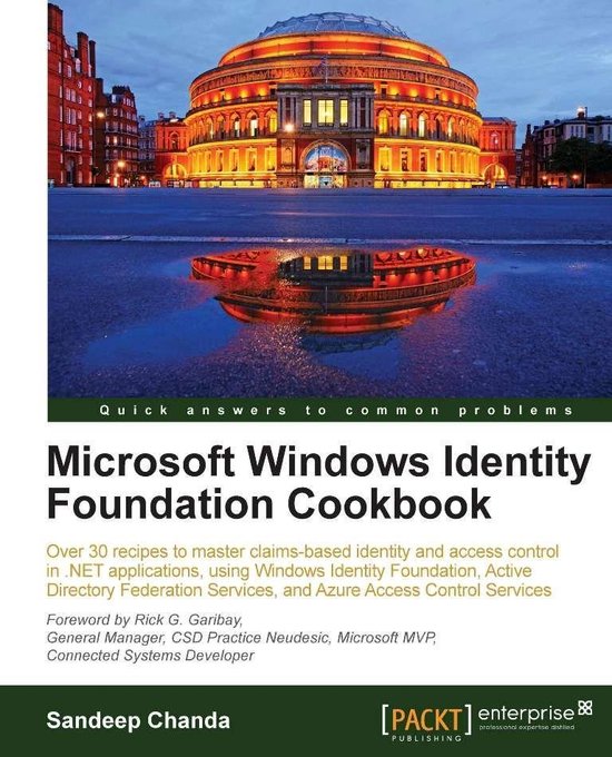 Microsoft Windows Identity Foundation Cookbook (ebook), Sandeep Chanda  9781849686211  bol.com