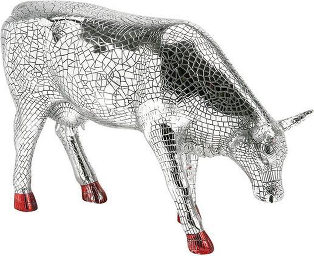 cowparade - Mira Moo Silver Large