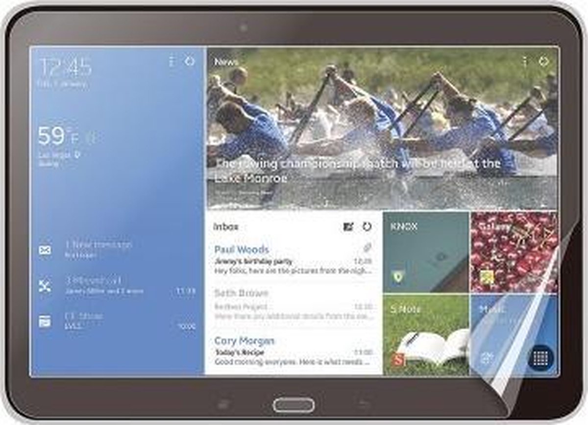 muvit Samsung Galaxy Tab 4 10.1 inch screenprotector Glossy