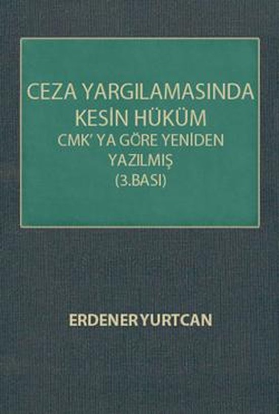 Ceza Yargılamasında Kesin Hüküm - cover