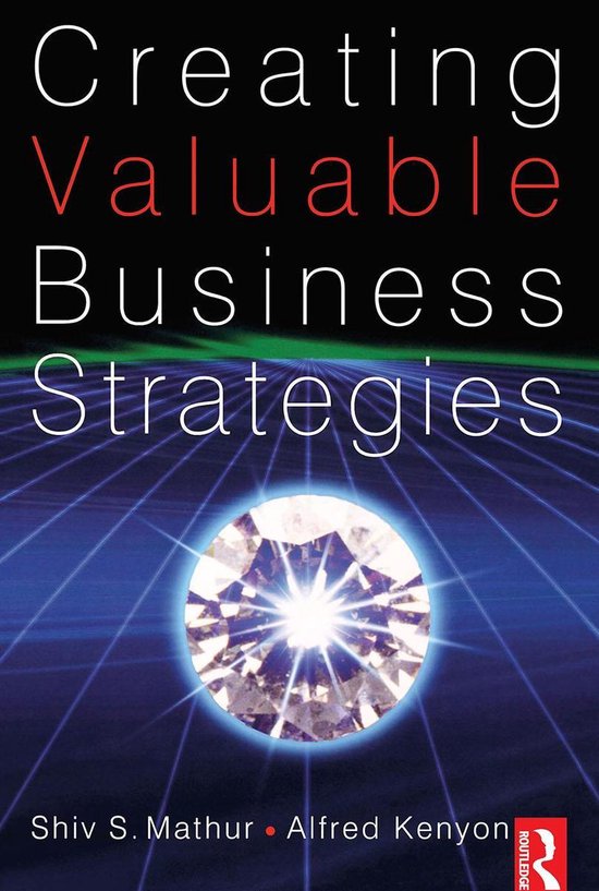 Creating Valuable Business Strategies - cover