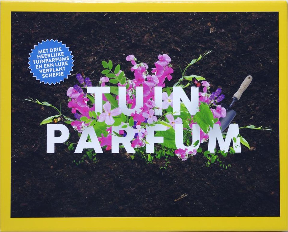 Hendrik Jan kadoset - parfum voor je tuin - 3 soorten zaden van heerlijk geurende bloemen met Oud Ambacht verplantschep