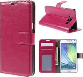 Cyclone wallet hoesje Samsung Galaxy A5 roze